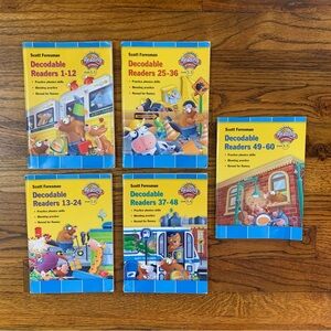 Decodable Readers 5 Book Set
Reading Street Grade 1.1 - 1.5
Focus Phonics Letter